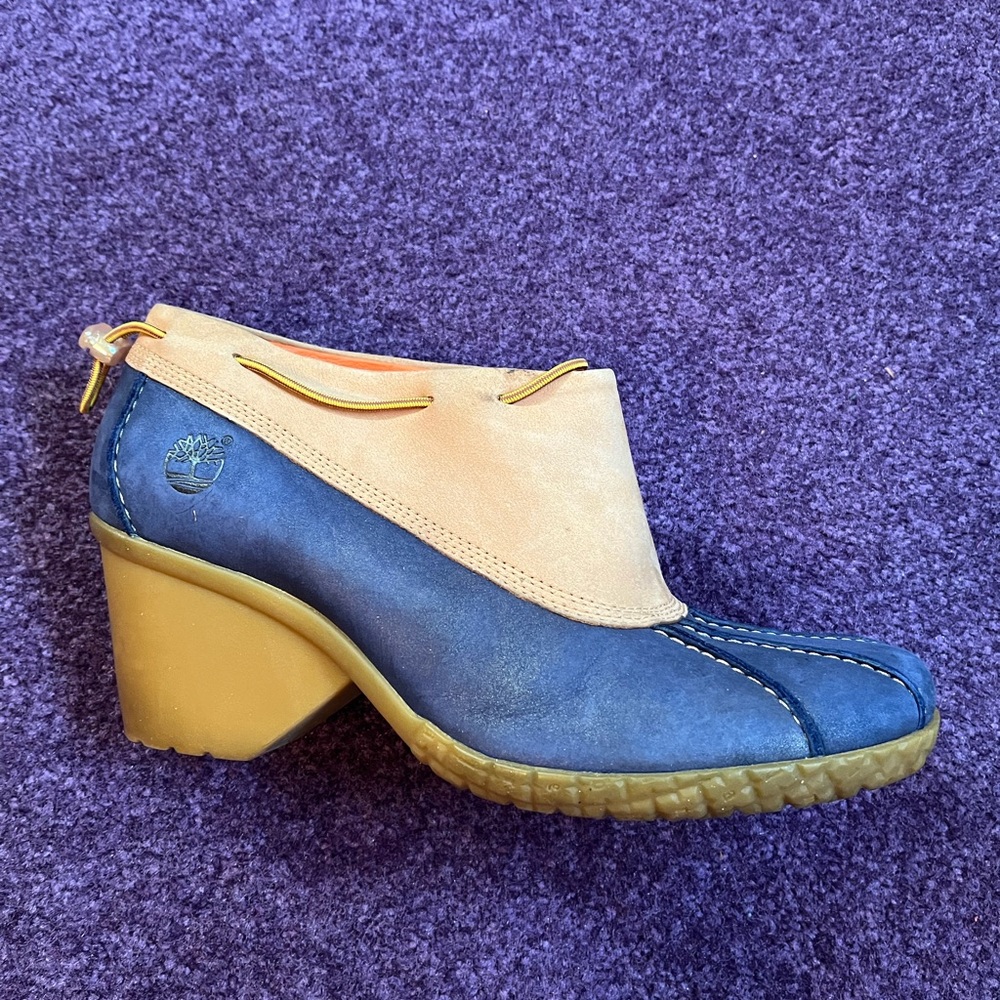 Timberland heeled boots size 9